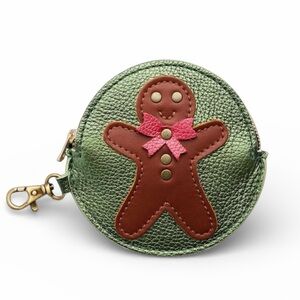 PORTLAND LEATHER Gingerbread Man Pouch Limited Edition